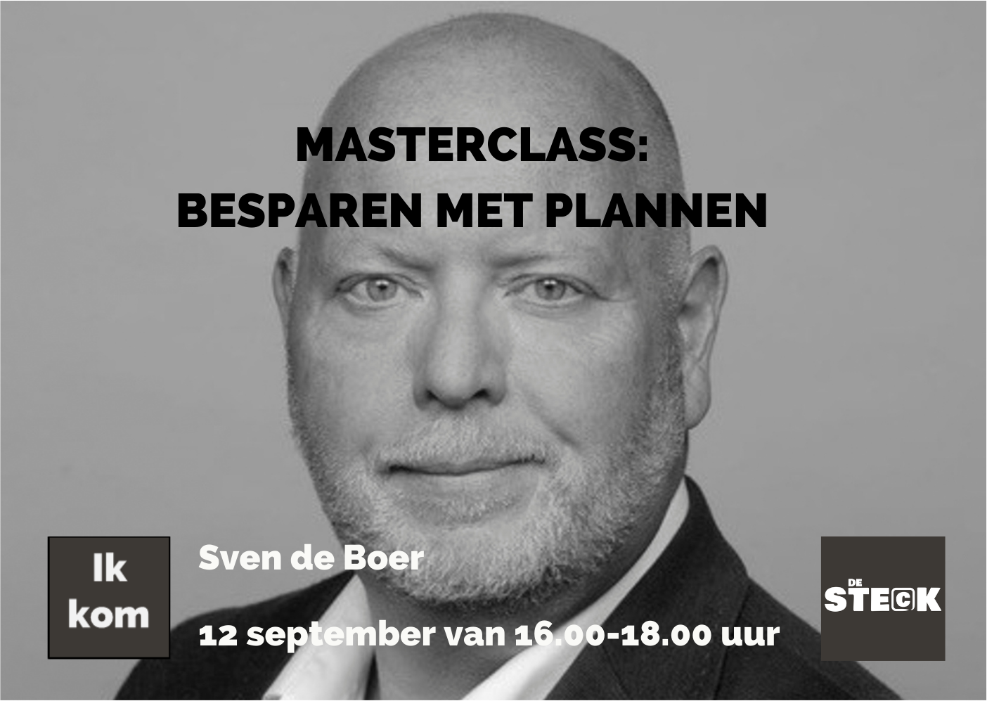 MASTERCLASS:  BESPAREN MET PLANNEN